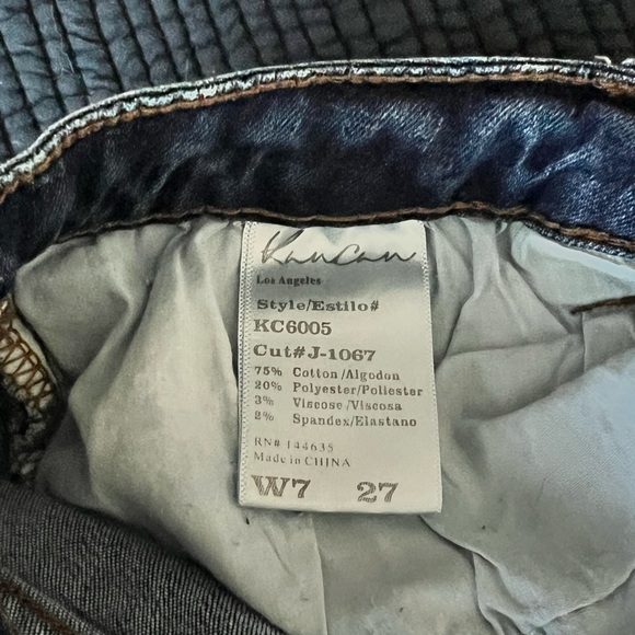 Kancan stretchy denim distressed shorts - Picture 4 of 6